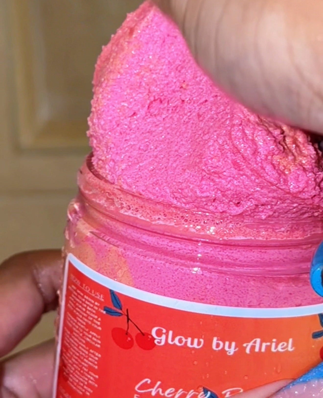 Cherry Berry Foaming Sugar Scrub