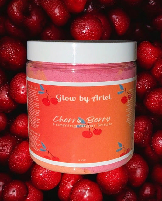 Cherry Berry Foaming Sugar Scrub